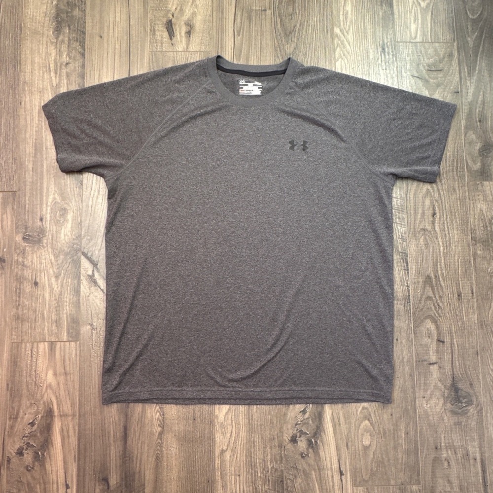 Under Armour Heatgear Loose‎ Fit Men's T-Shirt Gray Size LG